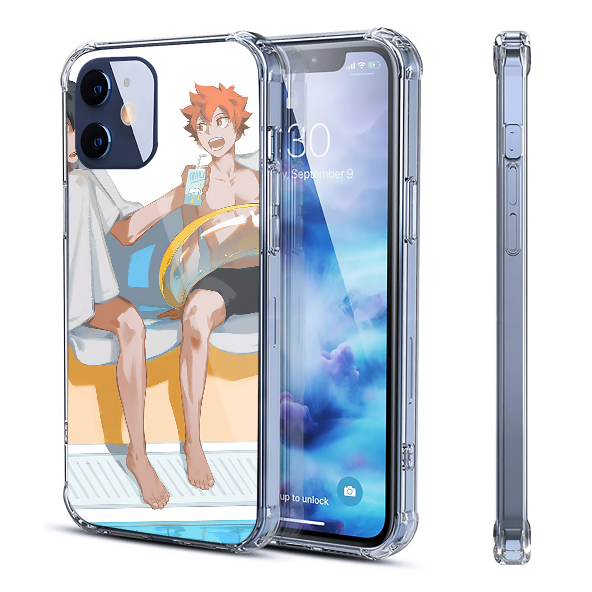 （画像用） ハイキュー!! Haikyu!! 【iPhone 12シリーズ対応】透明スマホケース（クリアソフトケース）